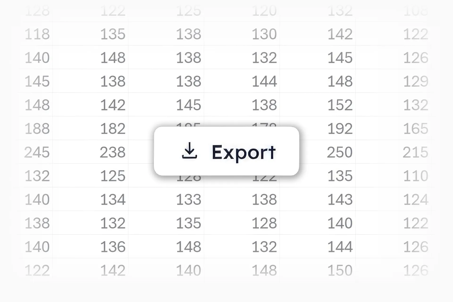 Custom export interface